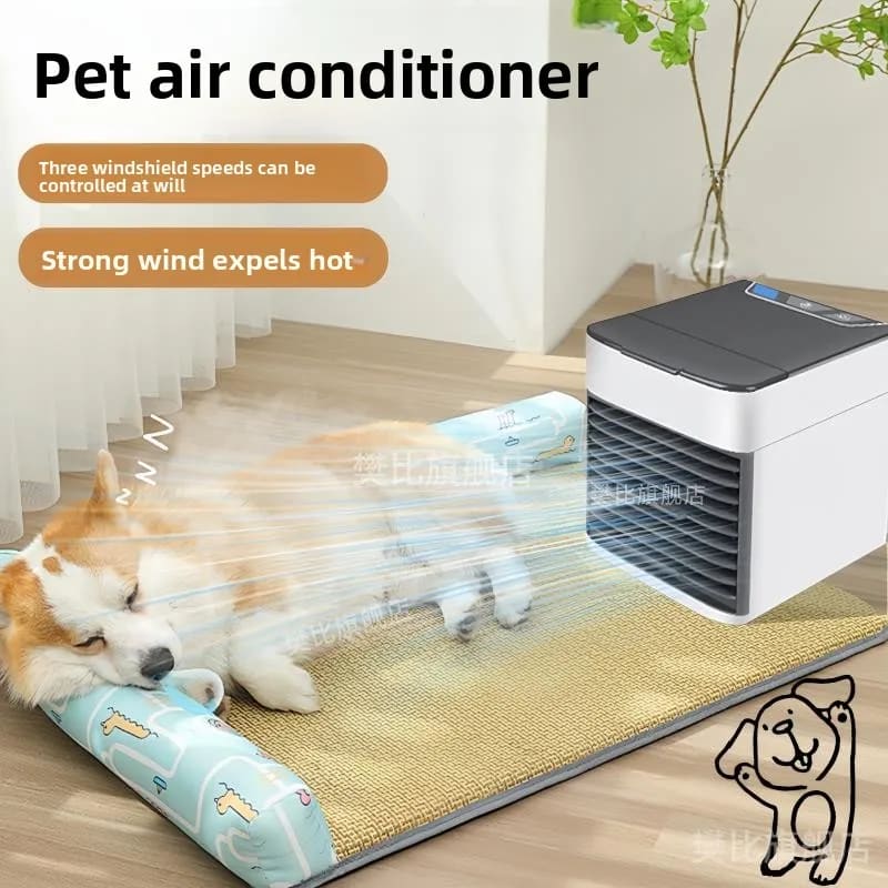 MINI AR CONDICIONADO PARA PETS - VENTILADOR REFRESCANTE PARA DIAS DE VERÃO
