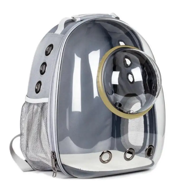 Mochila portátil para transporte de animais de estimação, com grande capacidade, para viagens com cães, com alças duplas e espaço respirável para passeios com o gato.