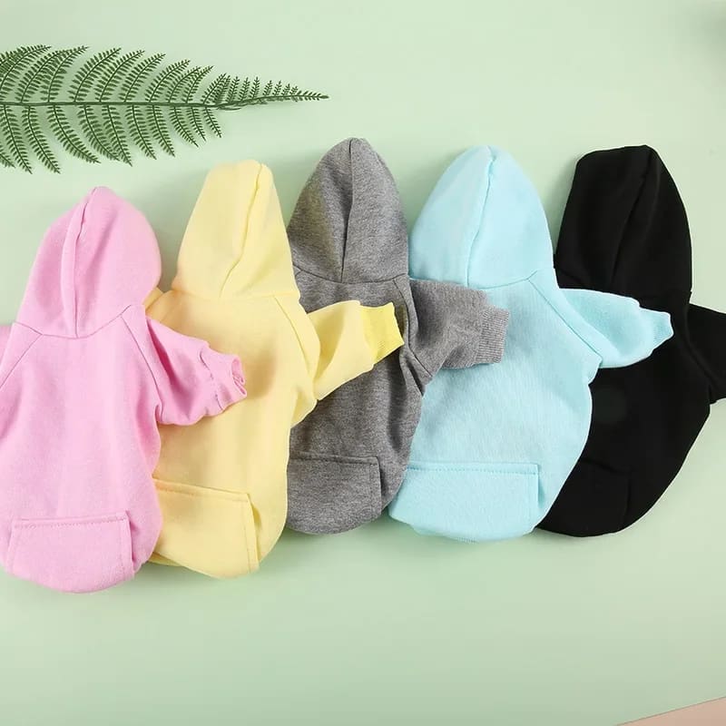 Casaco com Capuz para Pets – Roupa de Inverno para Cães e Gatos Pequenos