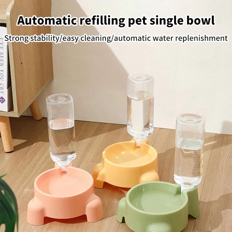 Garrafa Dispensadora de Água para Cães e Gatos – Bebedouro Automático para Pets
