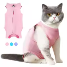 Macacão macio anti-lambeduras para desmame de gatos, macacão pós-cirúrgico, roupa de recuperação para gatinhos, colete, roupa para esterilização de gatos.